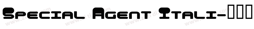 Special Agent Itali字体转换